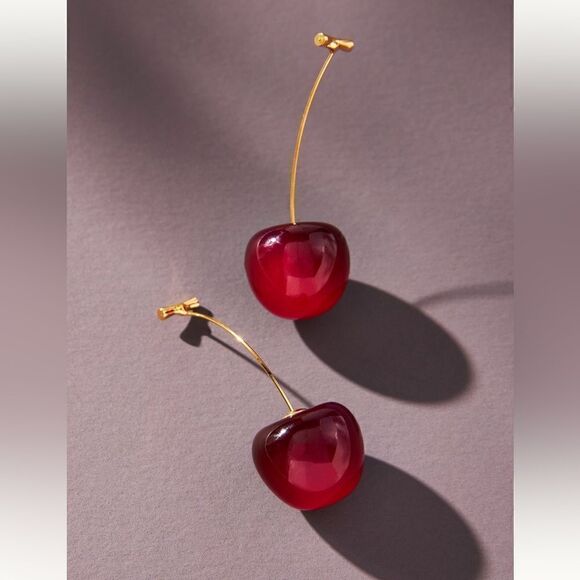 Anthropologie Jewelry - cherry earrings A301